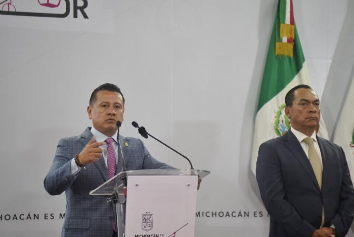 Detención de presuntos extorsionadores detonó violencia en Apatzingán: Torres Piña