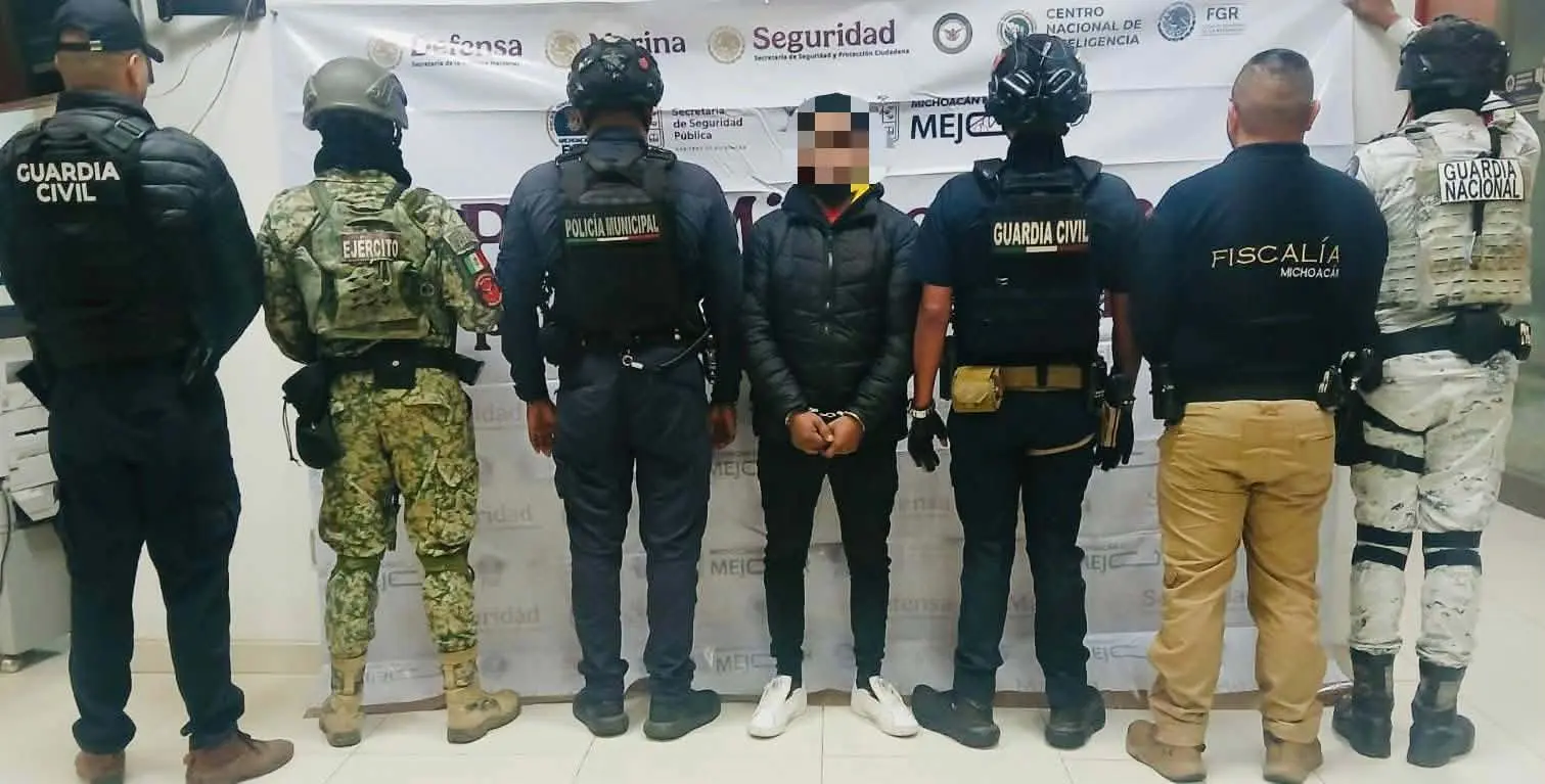 Detenido presunto homicida y generador de violencia en Zamora: SSP