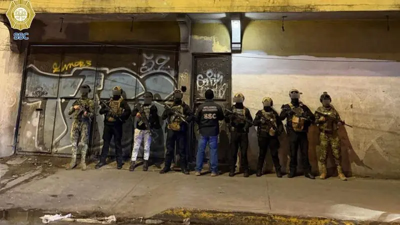 Detienen a 6 personas ligadas a “La Unión Tepito”, tras un cateo en la CDMX