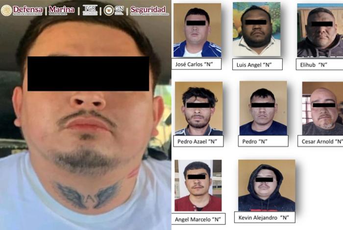 Detienen a líder del CJNG en Tamaulipas y a otros 8 integrantes de este grupo delictivo