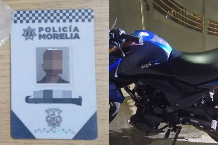 Detienen a policía municipal en posesión de mariguana y cristal, en la colonia Lago 1