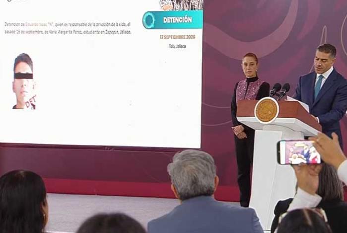 Detienen a sospechoso del feminicidio de la estudiante Karla Margarita en Jalisco