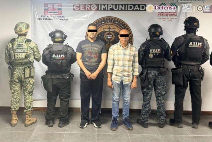 Detienen al alcalde de Suchiapa, a un exedil, policías y funcionarios en Chiapas por abuso de autoridad y asociación delictuosa