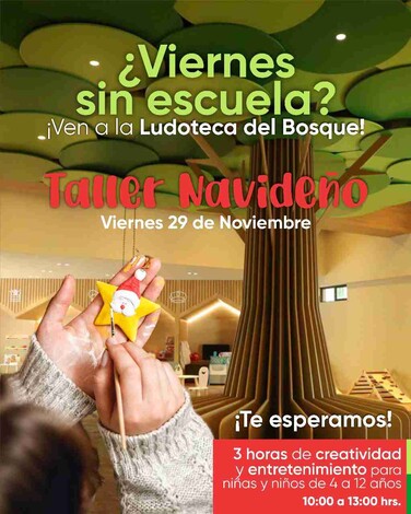 DIF Morelia invita al Taller Navideño este viernes de Consejo Técnico en la Ludoteca del Bosque