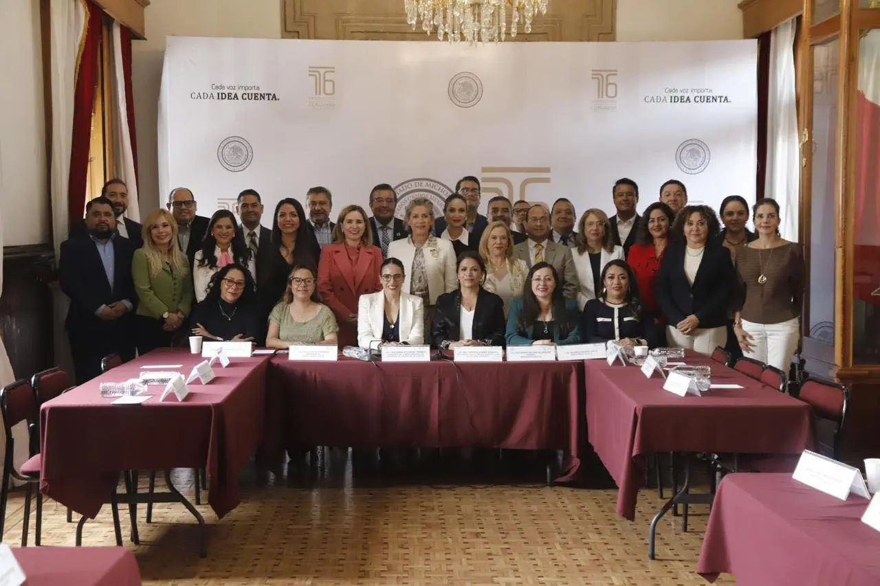 Diputadas y jueces electos acuerdan trabajo coordinado entre Legislativo y Judicial en Michoacán