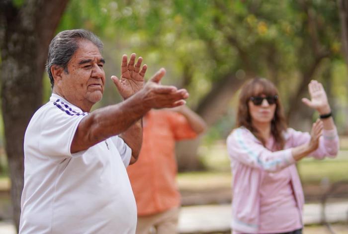 Donde el Tai Chi respira, el bosque Cuauhtémoc lucha por su verdor