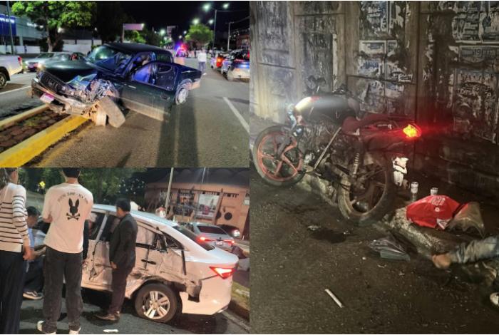 Dos accidentes dejan dos heridos en distintos puntos de Morelia