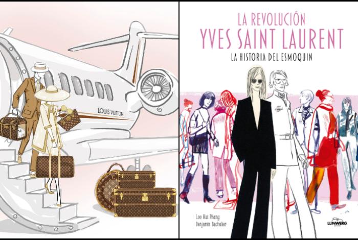 Dos biografías gráficas sientan a Louis Vuitton y Saint Laurent en la cúspide de la moda