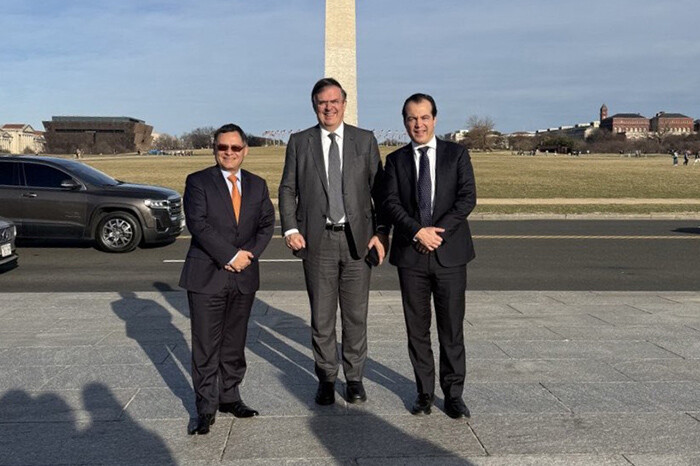 Ebrard viaja a Washington por tercera vez para frenar aranceles a acero y aluminio