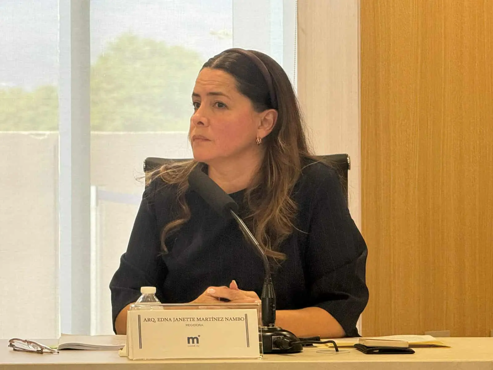 Edna Martínez vota en contra del Informe del Tercer Trimestre