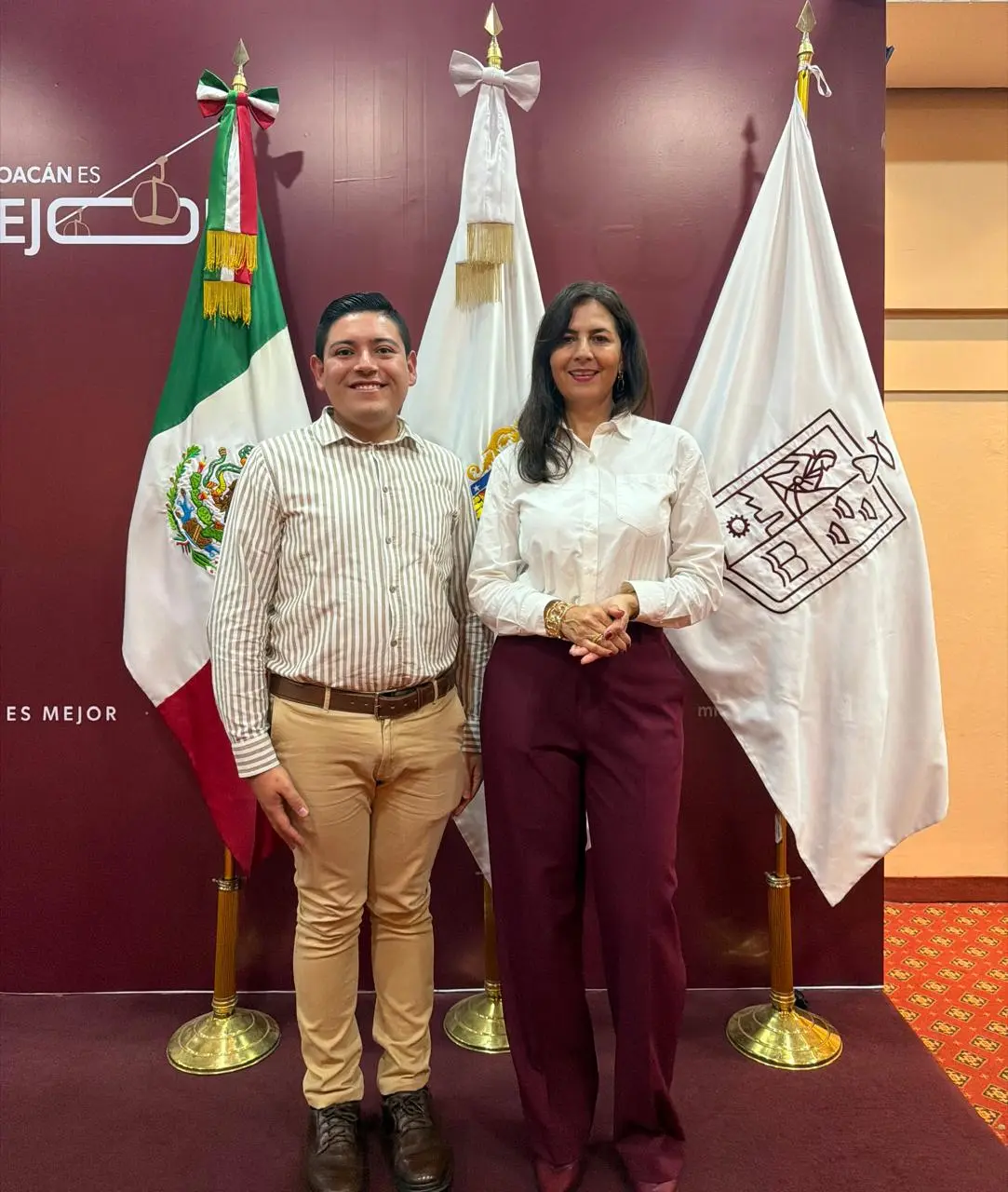 El alcalde de Churintzio trabaja en gestiones en beneficio de la seguridad vial, la educación y salud.