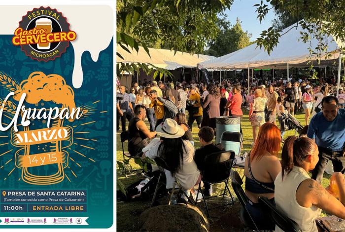 EL FESTIVAL GASTRO CERVECERO MICHOACÁN LLEGA DE NUEVA CUENTA A URUAPAN