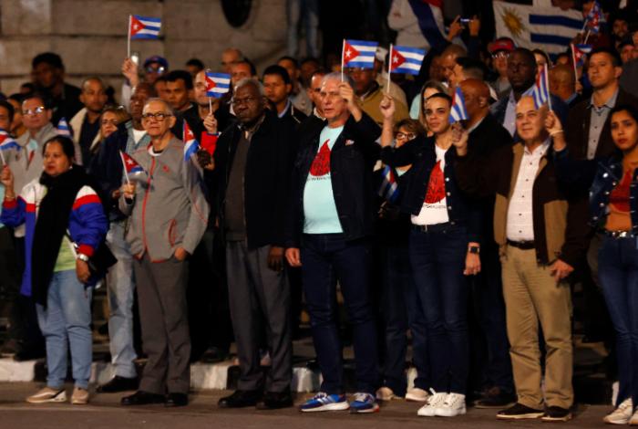 El Gobierno cubano encabeza una marcha de jóvenes en medio de las tensiones con EE.UU.