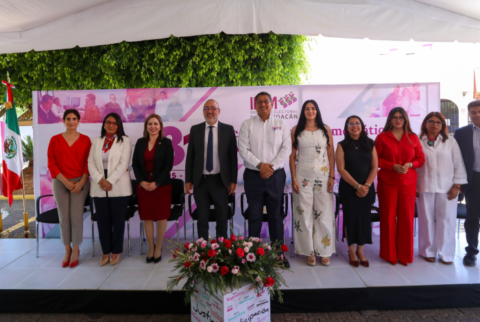El IEM conmemora 31 años fortaleciendo la democracia en Michoacán