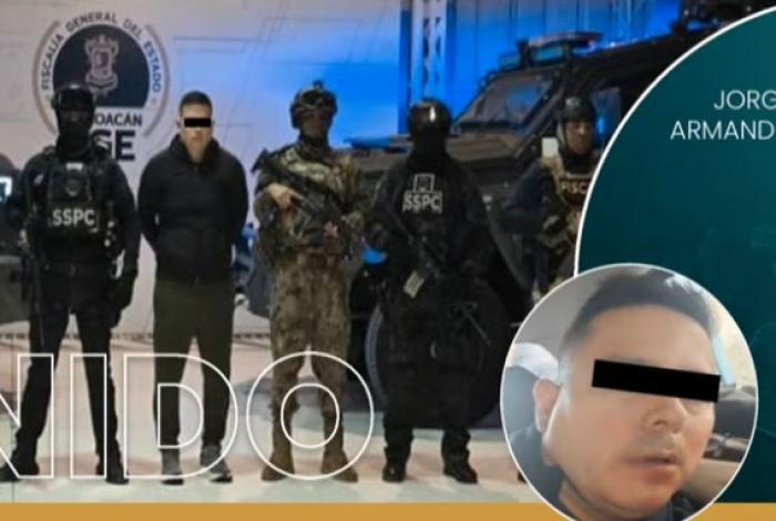 “El Licenciado”, detenido en Morelia y líder del CJNG, es el autor intelectual del crimen de Carlos Manzo