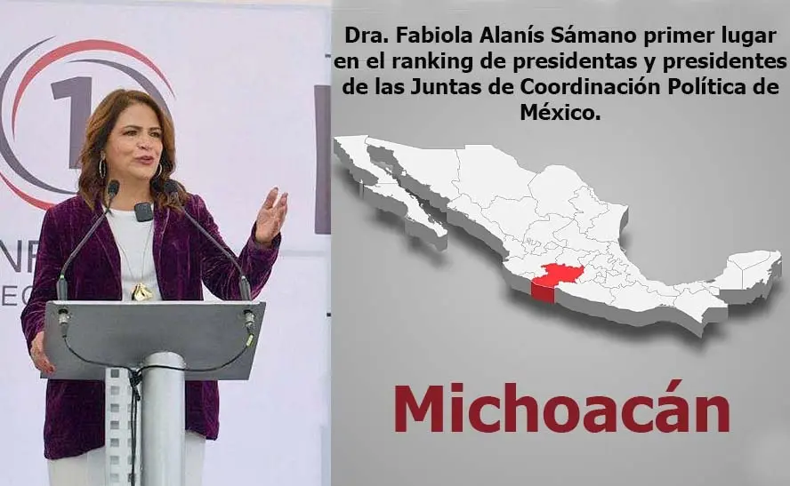 El liderazgo de Fabiola Alanís se consolida en el país y en Michoacán