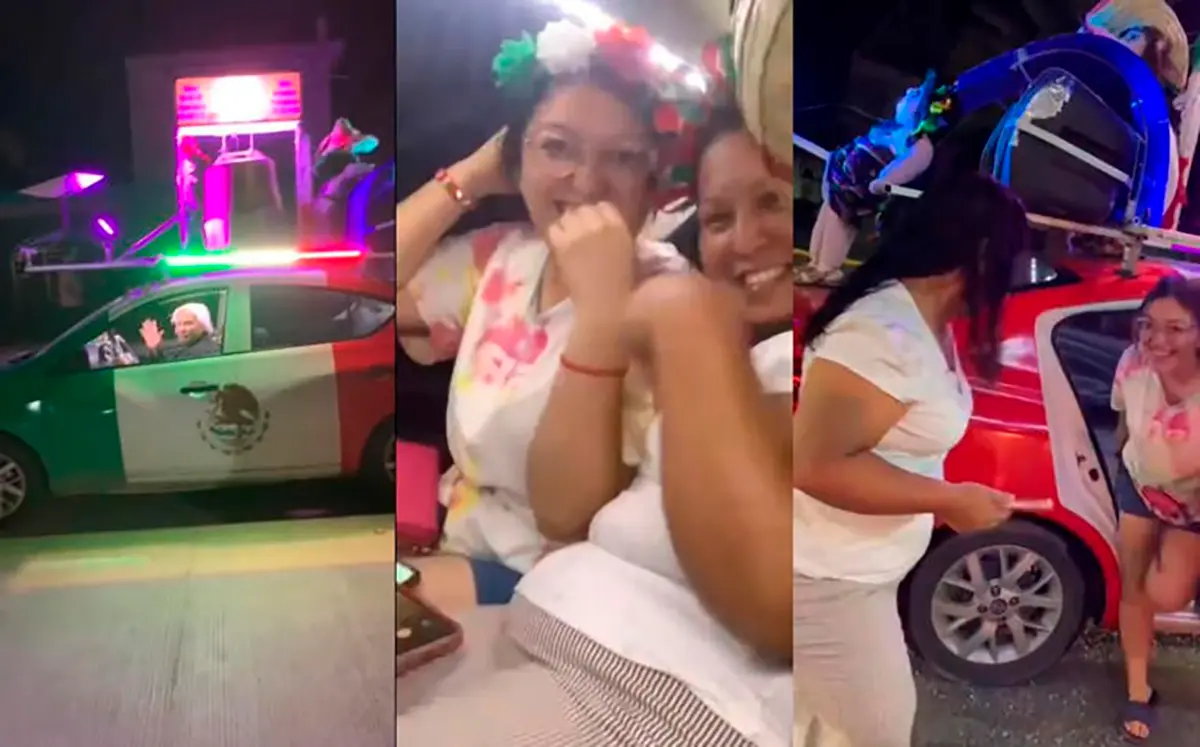 El “Miguel Hidalgo de Didi” sorprende a pasajeras en Tampico | VIDEO