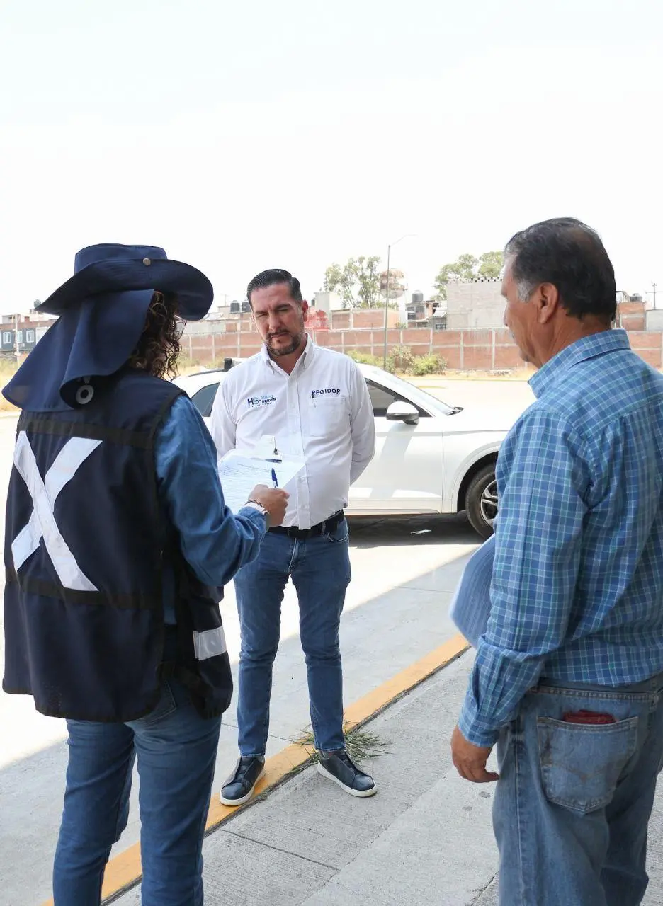 El Regidor Huber Hugo Servín Chávez Supervisa Obras en Fraccionamientos de Morelia