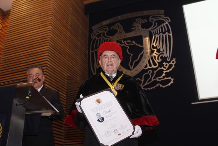 Empresario Manuel Nocetti Tiznado recibe Doctorado Honoris Causa en la Ciudad de México