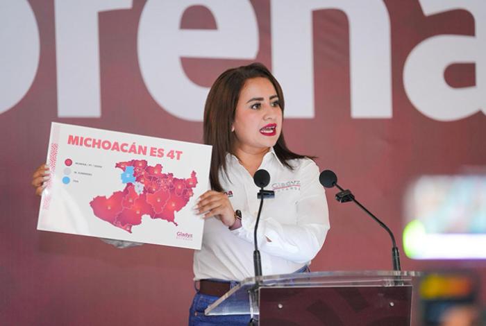 En 2027 se ratificará la fuerza de Morena en Michoacán: Gladyz Butanda