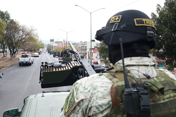 En 4 meses, aseguró la Sedena, armas, drogas y hay 250 detenidos