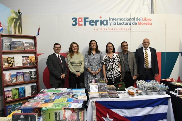 En abrazo con Cuba, arranca 3era. Feria Internacional del Libro y la Lectura de Morelia