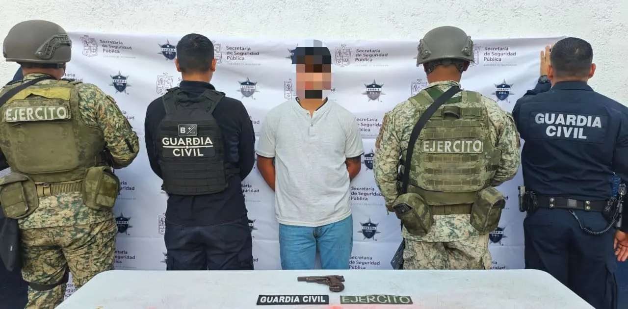 En Blindaje Morelia, detenido un hombre armado: SSP