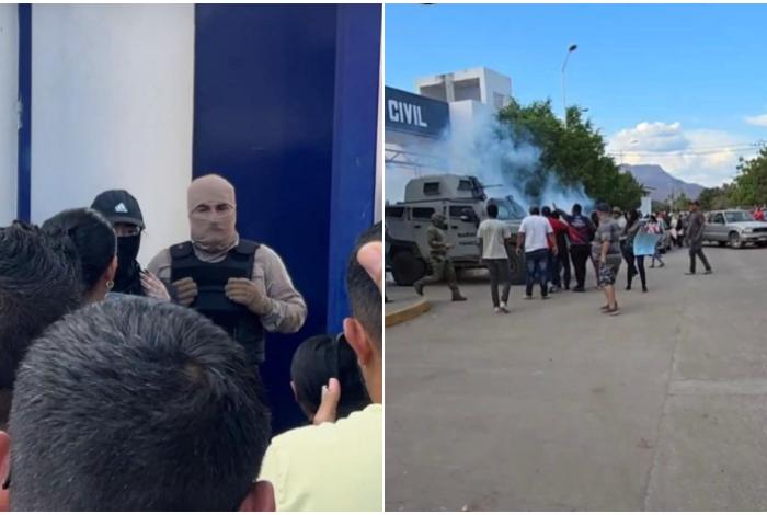 En despliegue en Huetamo, la Marina detiene al menos a 16 personas y se desatan protestas