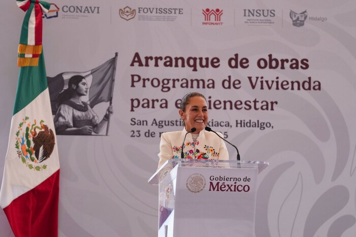 En Hidalgo, Presidenta Claudia Sheinbaum da inicio a la construcción de 31 mil 500 viviendas del programa de vivienda para el bienestar; En 2025 serán 6 mil