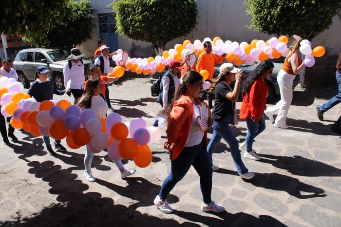 En Irimbo, Caminata Naranja por el Día de la Eliminación de la Violencia contra la Mujer