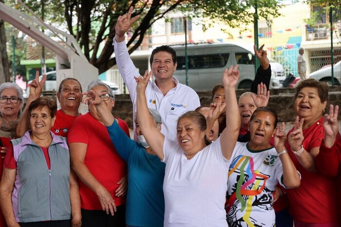 En la Colina, se palpa la victoria de Alfonso Martínez