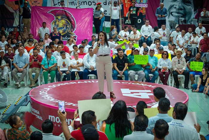 En Lázaro Cárdenas, Gladyz Butanda convoca a defender reforma electoral de Sheinbaum