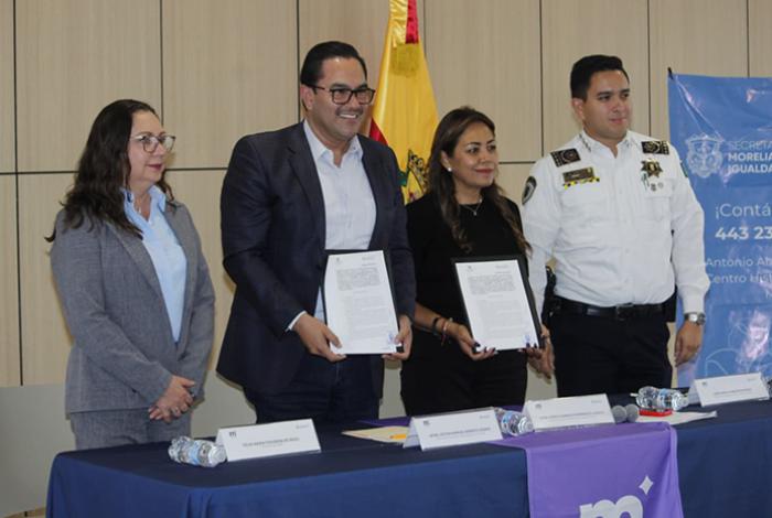 En Michoacán 55% de víctimas son mujeres: Morelia firma convenio para mejorar atención
