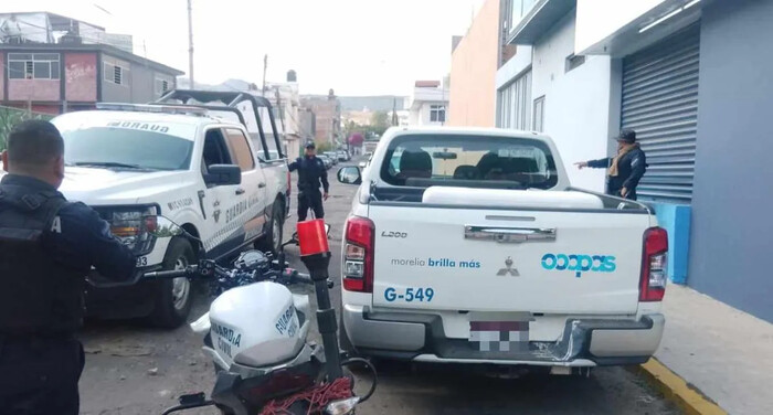 En minutos SSP recupera camioneta robada propiedad del Ayuntamiento de Morelia