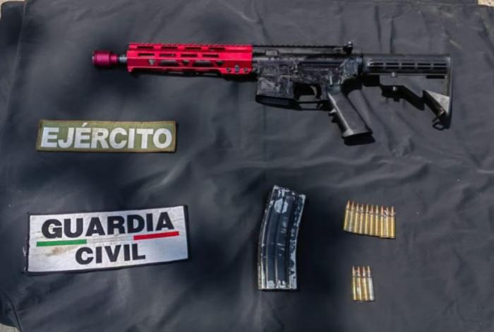 En Operación Apatzingán, SSP y Defensa detienen a uno con fusil