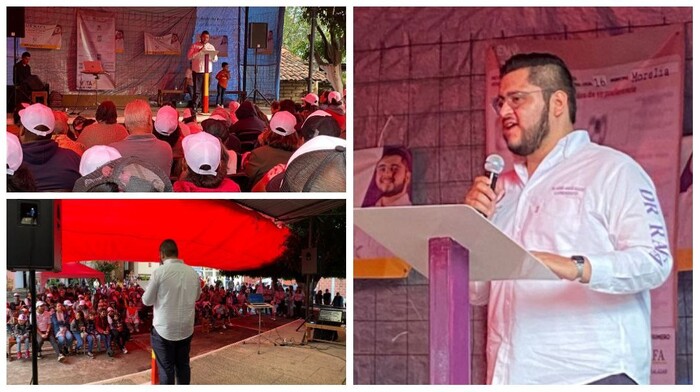 En su cierre de campaña, Dr. Rafa reúne a liderazgos del Distrito 16 de Morelia