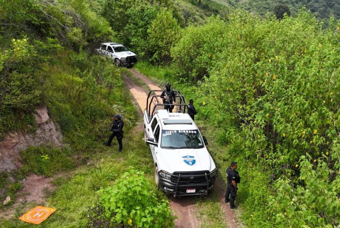 En Tuzantla, SSP y Defensa incineran más de mil 820 kilogramos de marihuana