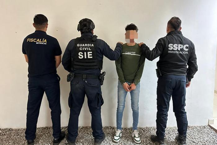 En Zamora, SSP y FGE detienen a uno de los principales extorsionadores de comercios