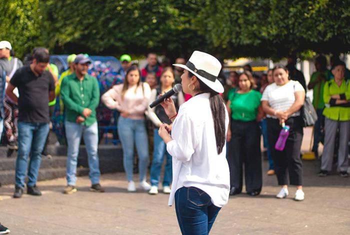 Encabeza Yohana Mendoza campaña por el medio ambiente “¡Ario limpio!”
