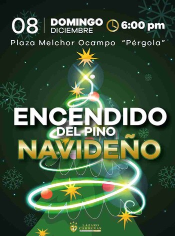 Encendido del Pino Navideño 2024: Una Fiesta para Toda la Familia