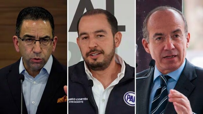 Encontronazo en el PAN tras fracaso: Cortés, Calderón y Lozano se pelean