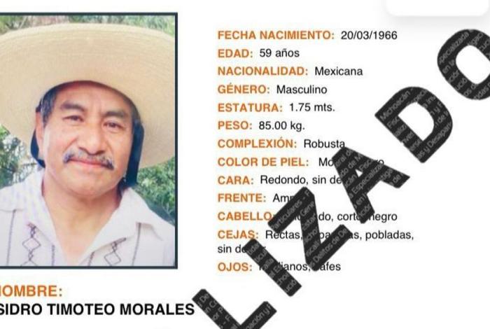 Encuentran con vida a Isidro Timoteo; ya está con su familia