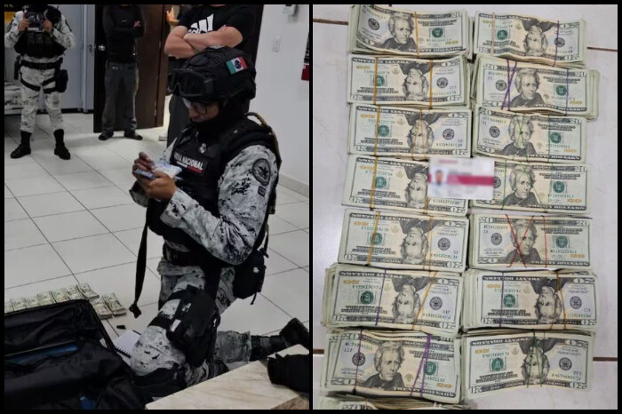 Encuentran millón de pesos en dólares en cuartel de la Guardia Nacional  y armas sin registrar