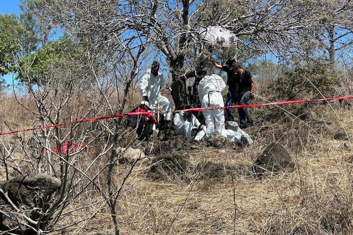 Encuentran restos de 16 personas en fosa clandestina en Jacona