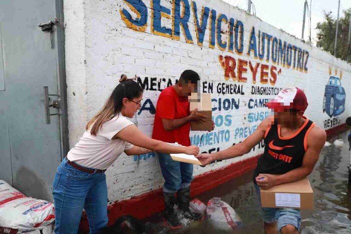 Entrega DIF Morelia despensas y apoyos a familias afectadas por lluvias