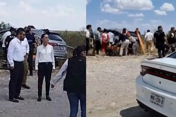 Equipo de Claudia Sheinbaum sufre accidente en Monclova