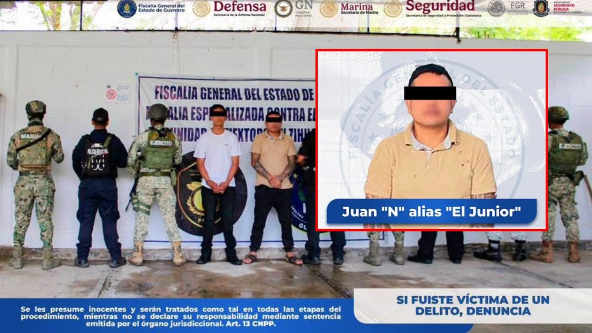 Es capturado “El Junior” presunto segundo al mando de “Los Viagras”
