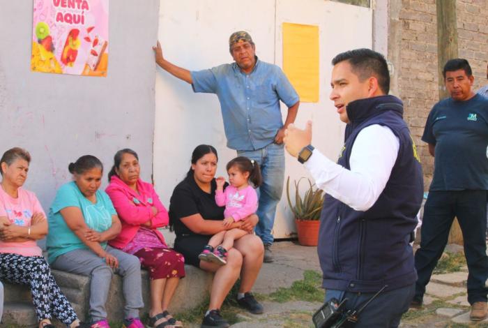 Escuchando y atendiendo, Policía Morelia fortalece cercanía con vecinas y vecinos de la 2 de diciembre: Pablo Alarcón