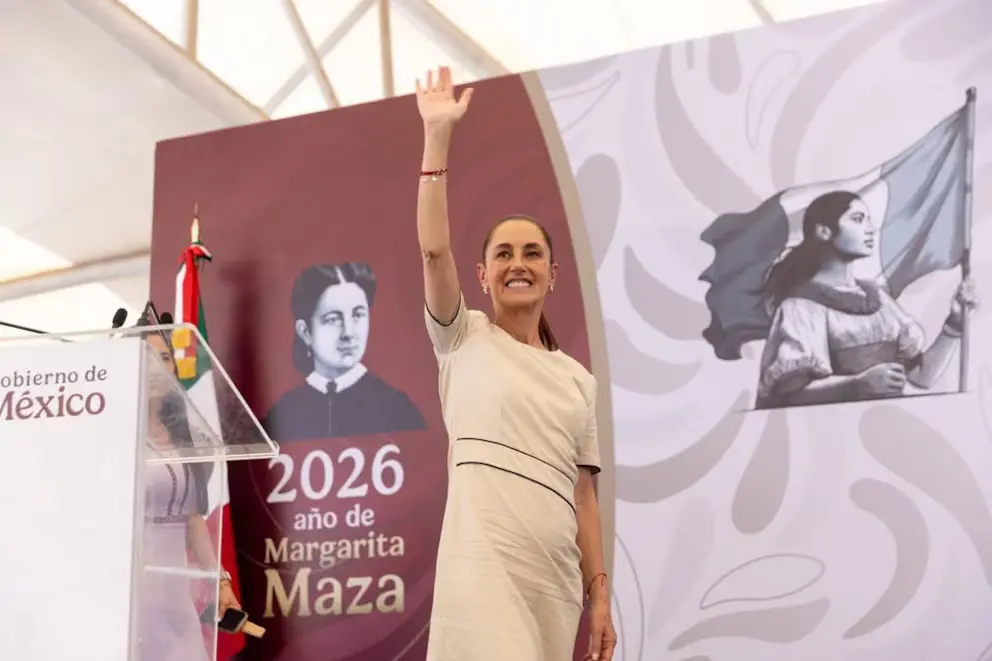 Estamos trabajando con Estados Unidos en seguridad, pero hay una condición, la soberanía no está a negociación: Presidenta desde Colima