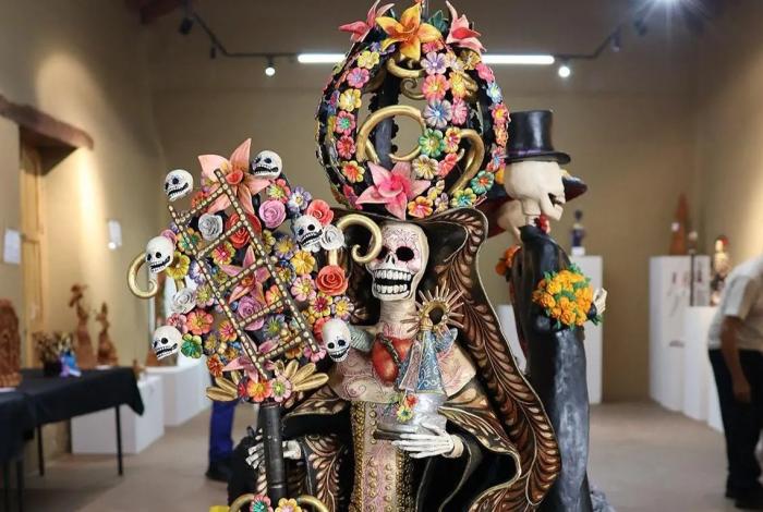 Estas son las catrinas ganadoras del 13 concurso artesanal